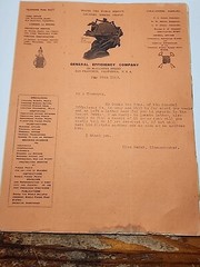 1920’s General Efficiency Company Missing People Location San Fran Notes JB6D
