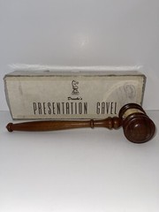 Drueke’s Presentation Wood Gavel No 91 With Box