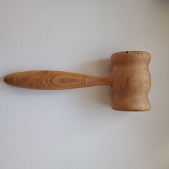 Large Solid Oak Wooden Gavel Wood Judge Auctioneer Mallet 11” Meeting Hammer