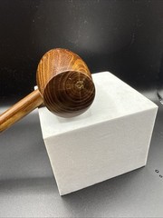 Beautiful Vintage Dark Wood Judge’s Gavel – Solid Wood – Approx. 9”