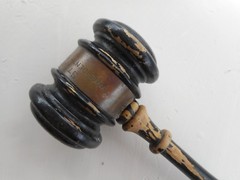 1955 AHAA American Animal Hospital Association Veterinary Judge Gavel Hammer