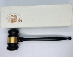 Rare NCBW President Mahogany Wood Gavel 2004 Commemorative Gift USA Made 23