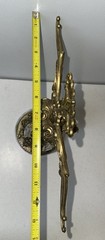 Vintage Cast Metal 16” Arms Of Justice Scale Ornate Gold