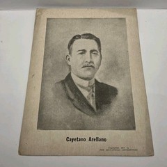 1957 Philippines First Chief Of Justice Cayetano Arellano Educational Poster.