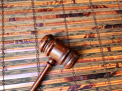 BEAUTIFUL HARDWOOD GAVEL – HARDWOOD HAMMER, NICE!!!!