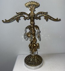 Vintage Cast Metal 16” Arms Of Justice Scale Ornate Gold
