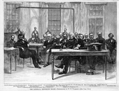 LOUISIANA RETURNING BOARD 1876 HISTORY GENEALOGY LAW LEGAL JUDGE BAR ENGRAVING