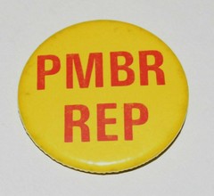 1970s PMBR Rep Pin Pinback – Professional Multistate Bar Review Lawyer – 2.25in