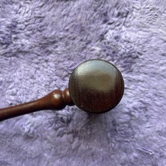 Vtg Wooden Gavel – Judge Auctioneer Lawyer Mallet Hammer Law Office Desk Decor.
