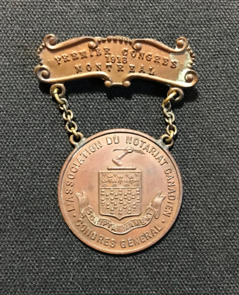 1918 First Montreal General Congress – Canada Notary Association