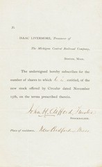 JOHN H. CLIFFORD – DOCUMENT SIGNED