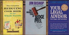 3 POCKET PERMA cook book LEGAL ADVISOR 1960s vintage PAPERBACKS 128857