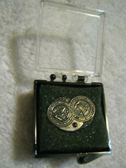 Pre-1997 DADE COUNTY CIRCUIT COURTS (10 Year) Sterling w/ Ruby Service Pin w Box