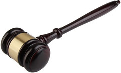 Wooden Gavel and Sound Block Perfet for Judge Lawyer Auction Sale