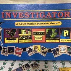 VINTAGE 1980’s Investigators A Co-operative Detective Game Family Pastimes Canad