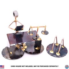 Handcrafted Metal Lawyer Figurine – Unique Welded Art Piece & Desk Accessory