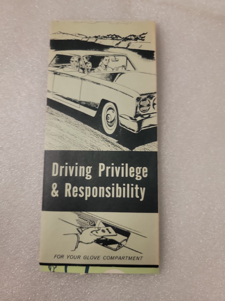 Vintage 1962 State Bar of California Report Driving Privilege Office Pamphlet