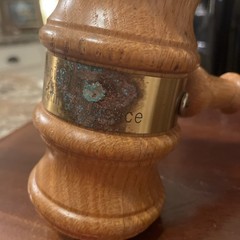 VTG Large Gavel In Appreciation From The Texas Department Of Criminal Justice