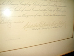 Antique U.S. Supreme Court Appointment Document New York 1930’S RARE Borduer