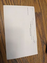 1933 BLANK CARDIGEST LAWYER COURT FILE SLIP CARD PLAINTIFF DEFENDANT QUESTION