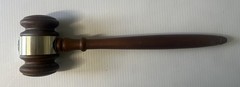 Vintage NIB Wood Wooden Gavel Judge Auctioneer 10” Sale!