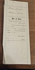1942 Bill of Sale Deed Town of Wayne Washington County WI #407