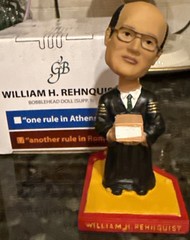 William Rehnquist RED Bobblehead Green Bag Supreme Court Justice – NEW with BOX