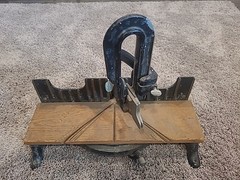 Vintage Stanley Mitre Box Miter Cast Iron Made in USA LIKE AN 150