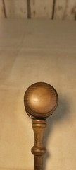 Vtg Solid Wood Gavel 10”W/Box POS Inscribe Temple Treasures F.N.KINSTNER Chicago
