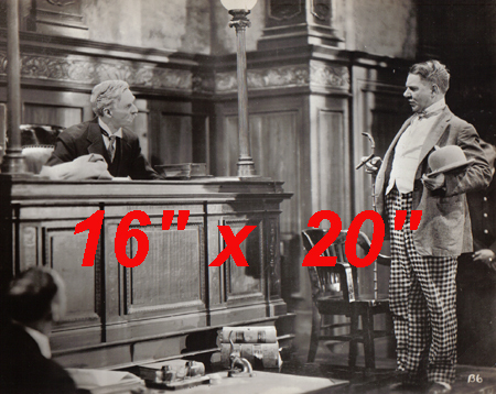WC Fields~Judge~Courtroom~Attorney~Photo~Poster~16″ x 20″