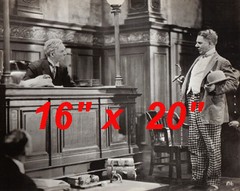 WC Fields~Judge~Courtroom~Attorney~Photo~Poster~16″ x 20″