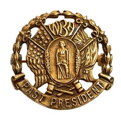Vintage WBA Womens Bar Association Past President Pin Badge