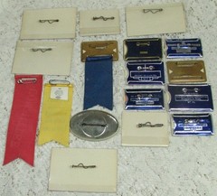 Lot of 17 1930’s – 1950’s Minnesota State Bar Assoc. Meeting Name Tags & Ribbons