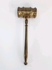 Vintage Brass Gavel Legal Collectible Lawyers & Legal Theme