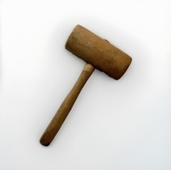 Vintage Wooden Gavel/ Mallet, 10 3/4″ Long