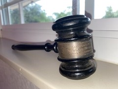 Authentic 1938 Lotan Queen’s Gavel Court Mallet High Honor Gift