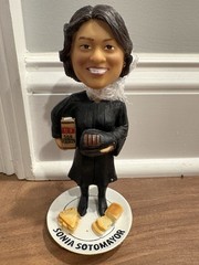Sonia Sotomayor 2022 Bobblehead Green Bag Supreme Court Justice – NEW IN BOX