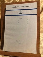 Antitrust Law Journal Section of Antitrust Law American Bar Association Vol 46