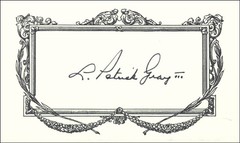 L. PATRICK GRAY III – SIGNATURE(S)