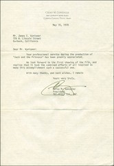 CELSO M. GONZALEZ – TYPED LETTER SIGNED 05/15/1978