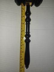 FREEMASON MASTER ALVIN W. WENDT 1940 L.A. LODGE EBONY JUDGES GAVEL MALLET HAMMER