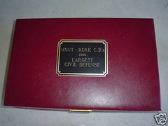 1980 Gavel Awarded to Largest Civil Defense Montgomery Berks County PA