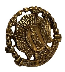 Vintage WBA Womens Bar Association Past President Pin Badge