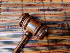 BEAUTIFUL HARDWOOD GAVEL – HARDWOOD HAMMER, NICE!!!!