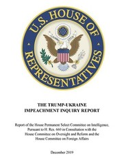 PRINTED 300 PAGE HARDCOPY 2019 Impeachment Report Nadler Schiff Trump