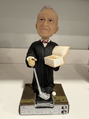 John Paul Stevens 2004 Bobblehead Green Bag Supreme Court Justice NEW VERY RARE