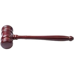 Handmade Wooden Gavel and Sound Block Set for Lawyers Judges Auctions Meetings