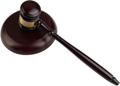 Wooden Gavel and Sound Block Perfet for Judge Lawyer Auction Sale
